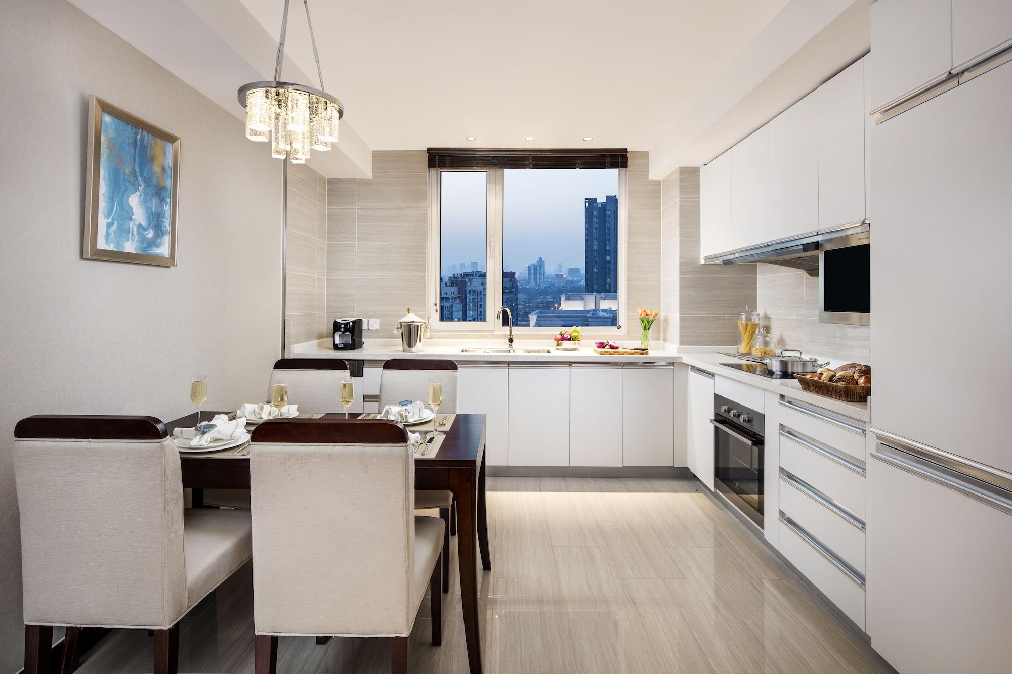 Ascott Teda Msd Tianjin Lägenhet Binhai  Exteriör bild