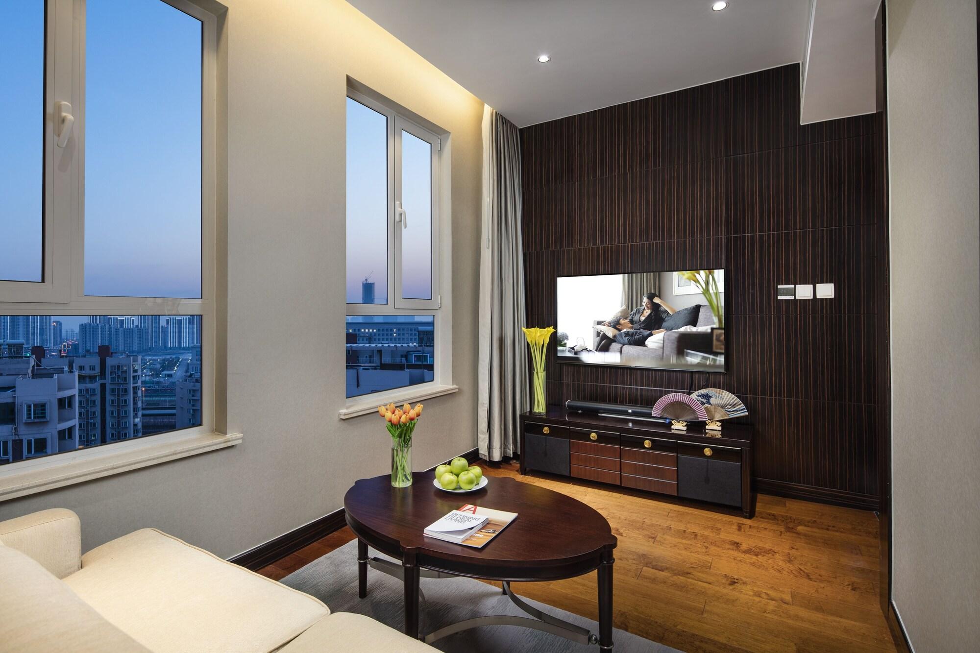 Ascott Teda Msd Tianjin Lägenhet Binhai  Exteriör bild