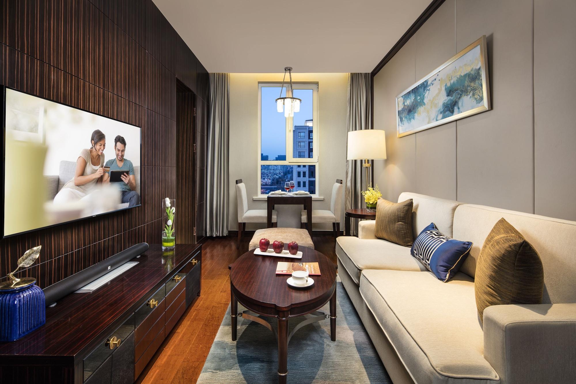 Ascott Teda Msd Tianjin Lägenhet Binhai  Exteriör bild