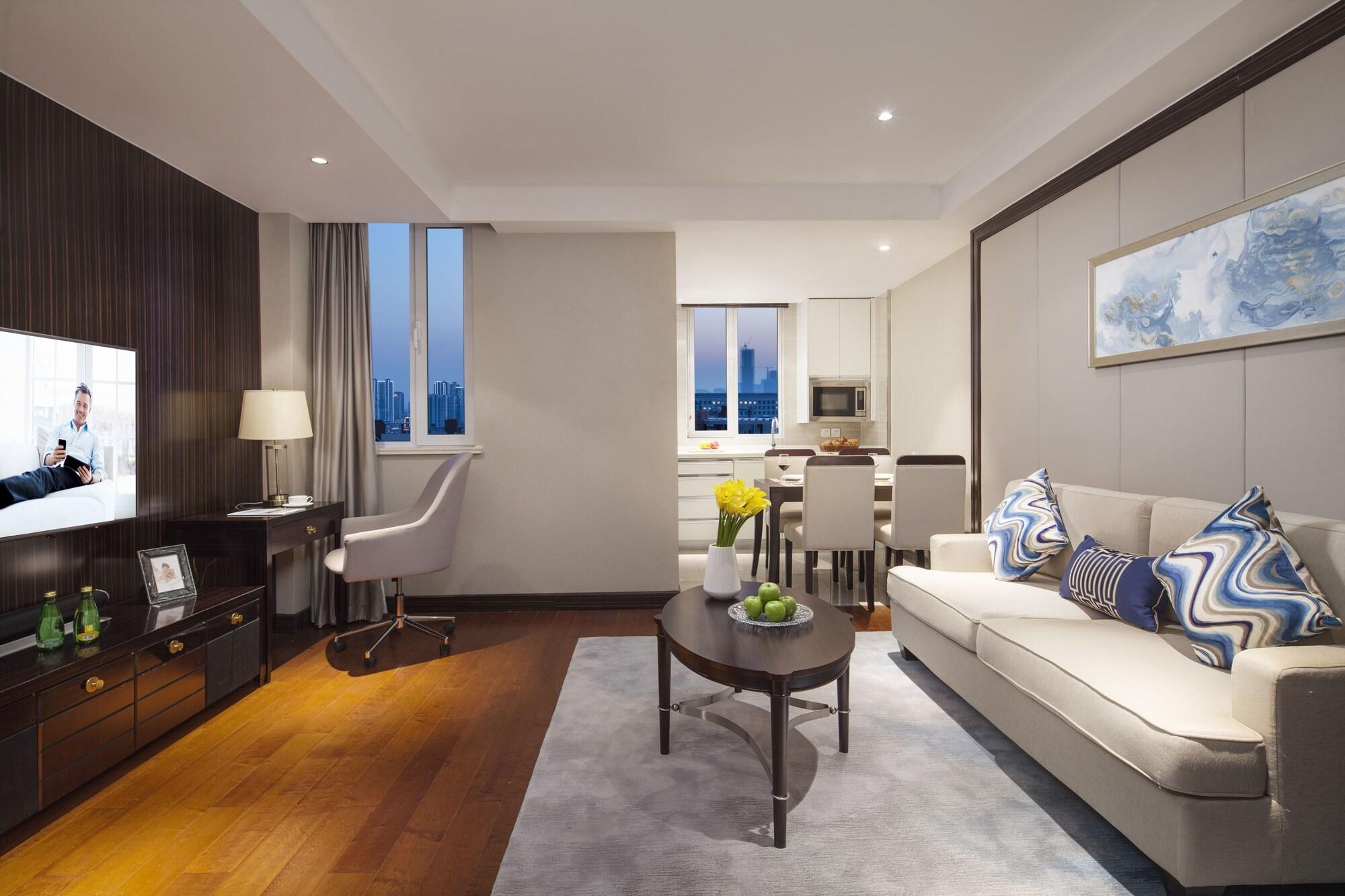Ascott Teda Msd Tianjin Lägenhet Binhai  Exteriör bild