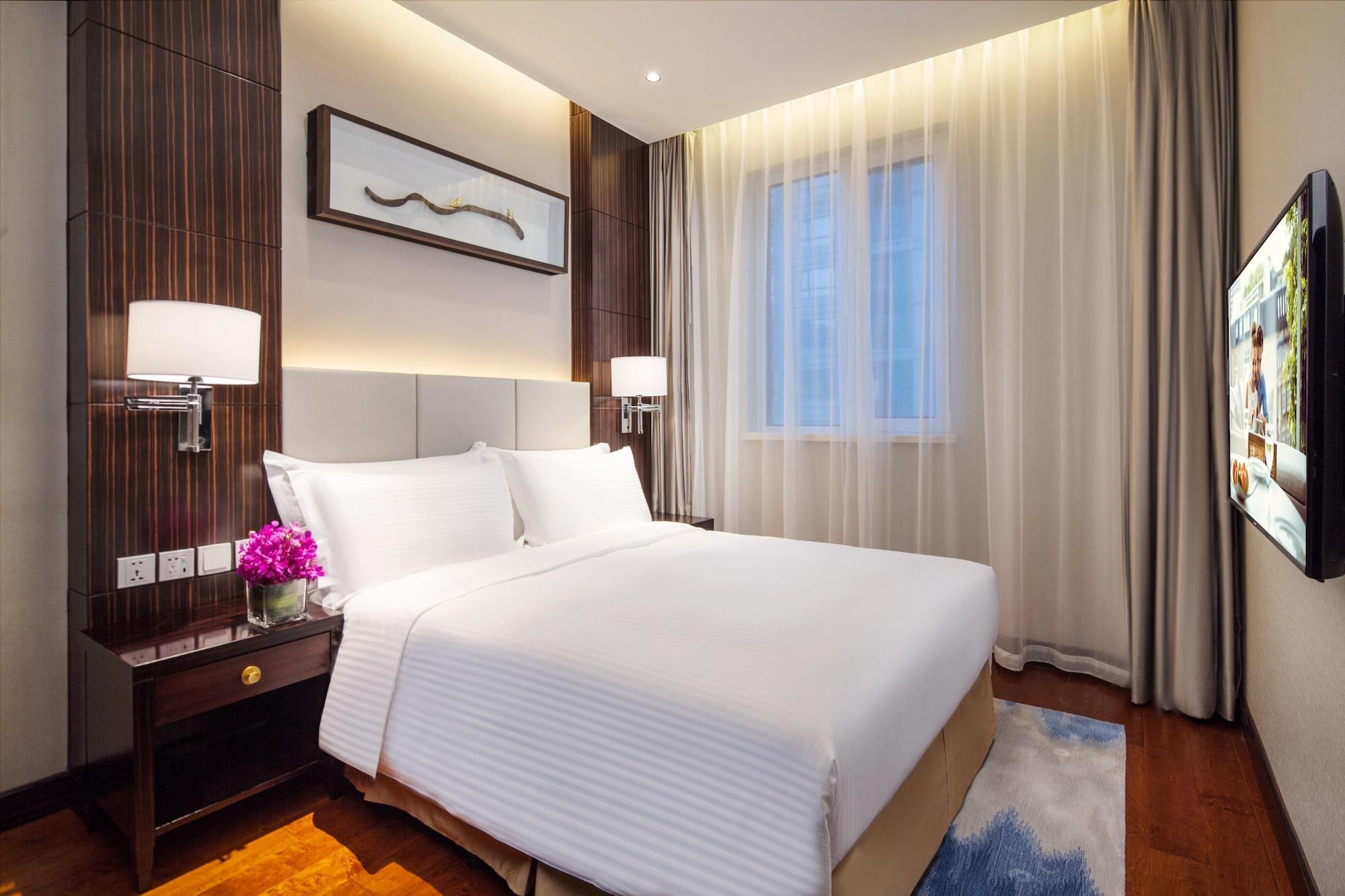 Ascott Teda Msd Tianjin Lägenhet Binhai  Exteriör bild