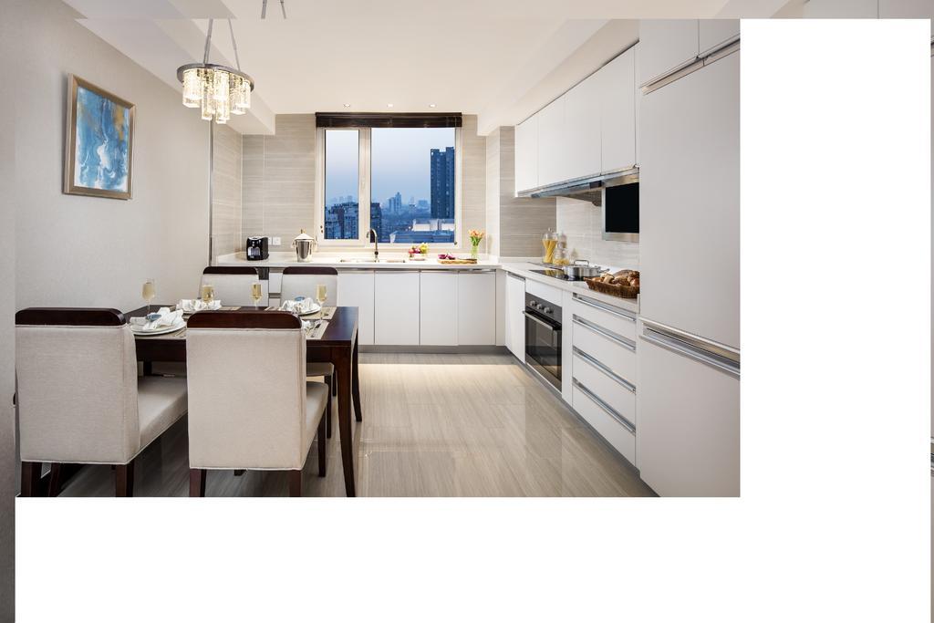 Ascott Teda Msd Tianjin Lägenhet Binhai  Rum bild